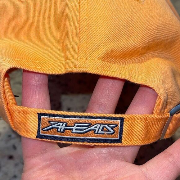 AHEAD USA Casual Cottons Authentic Headgear Classic Cut Cap Hat Light Orange NWT - Picture 5 of 7